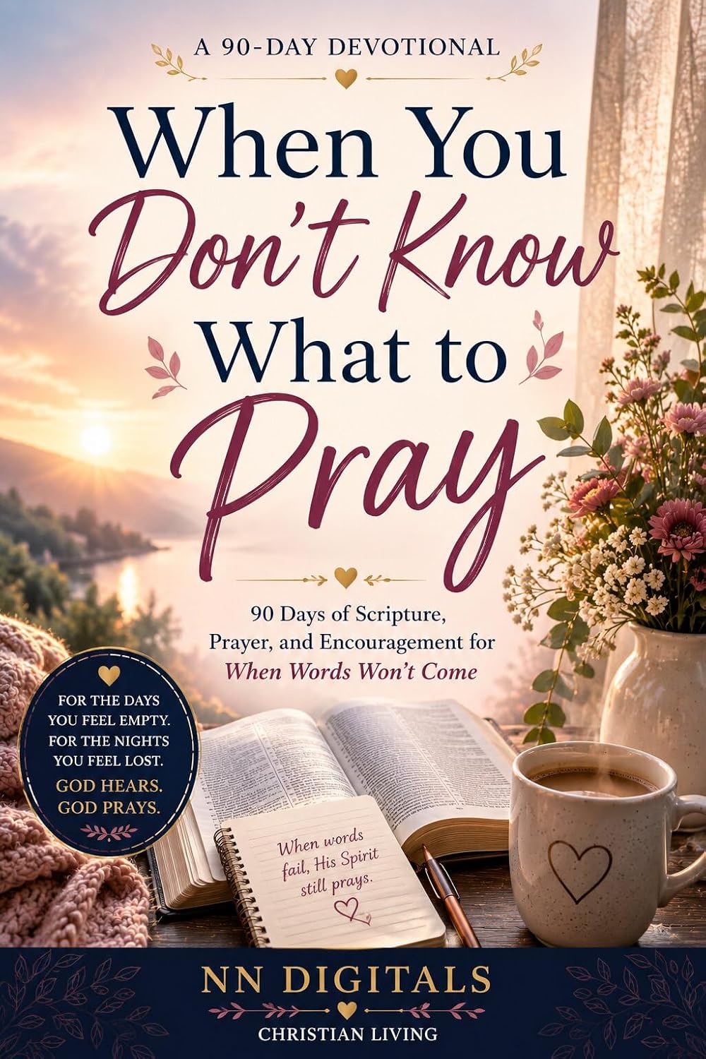 When You Don’t Know What to Pray: 90 Days of Scripture, Prayer, and Encouragement for When Words Won’t Come
