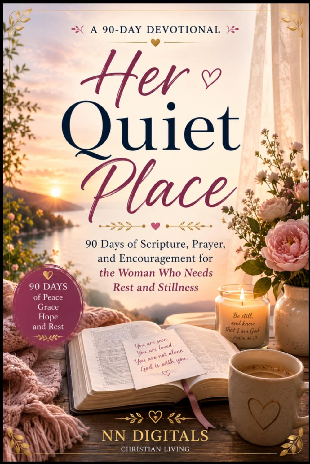 Her Quiet Place: 90 Days of Scripture, Prayer, and Encouragement for the Woman Who Needs Rest and Stillness