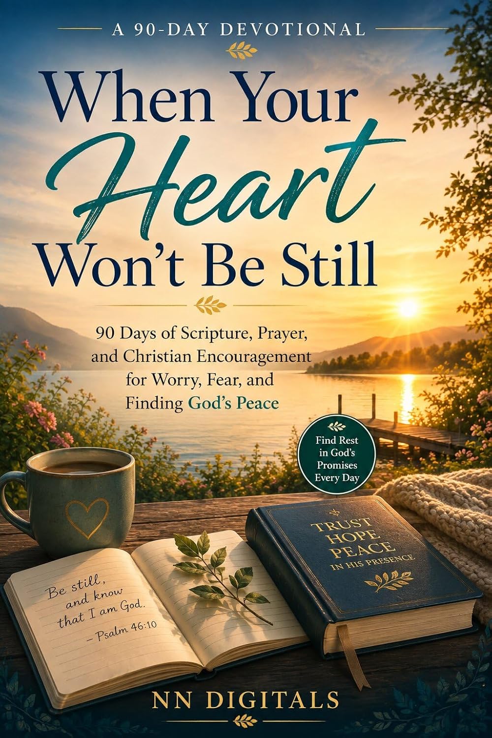 When Your Heart Won’t Be Still: 90 Days of Scripture, Prayer, and Christian Encouragement for Worry, Fear, and Finding God’s Peace