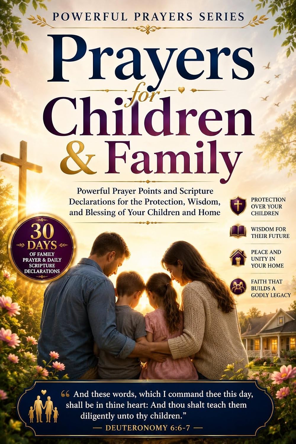 Prayers for Children and Family: Powerful Prayer Points and Scripture Declarations for the Protection, Wisdom, and Blessing of Your Children and Home
